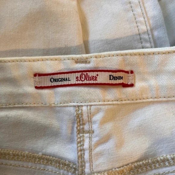 S. Oliver White Pants - Size 38 - Picture 7 of 7